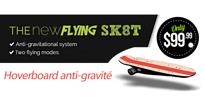 hoverboard anti-gravité